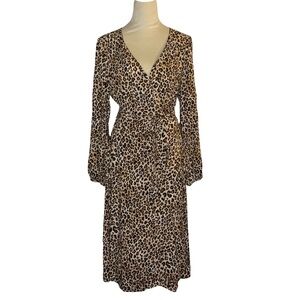 Velvet any Graham & Spencer Leopard Print Wrap Dress